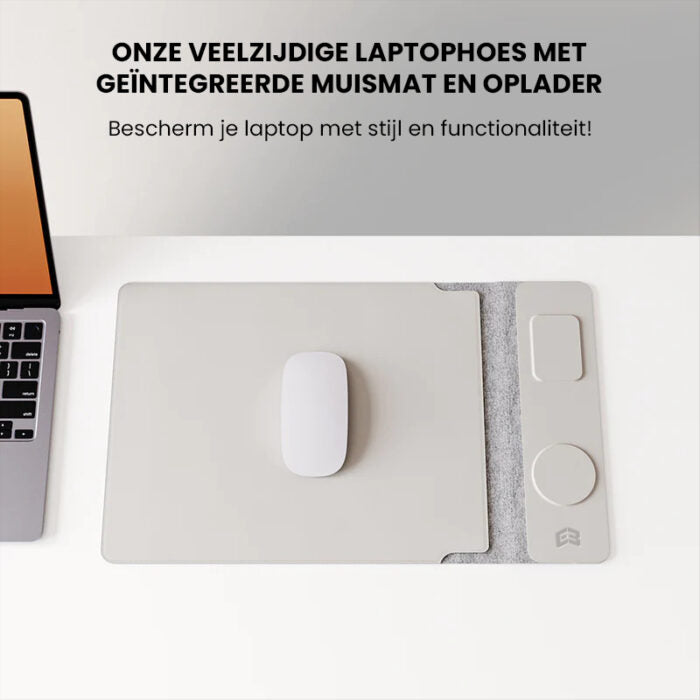 E3 4-in-1 Laptop Sleeve with Wireless Charging